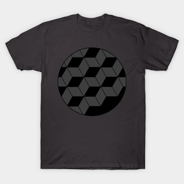 circle of cubes T-Shirt by subart